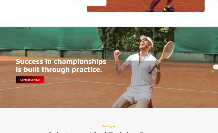 Tennis Blog & Service Platform